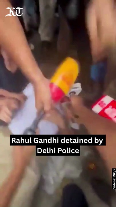 India's Rahul Gandhi detained, forcibly moved from protest outside Modi's house