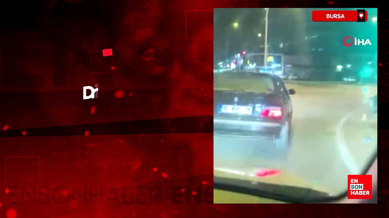 Bursa'da drift atan sürücüye 345 bin lira ceza - Dailymotion Video