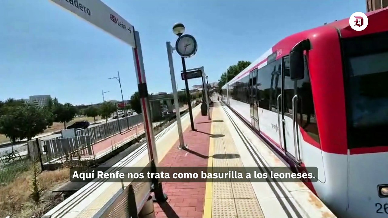Críticas por el estado de la Feve en León
