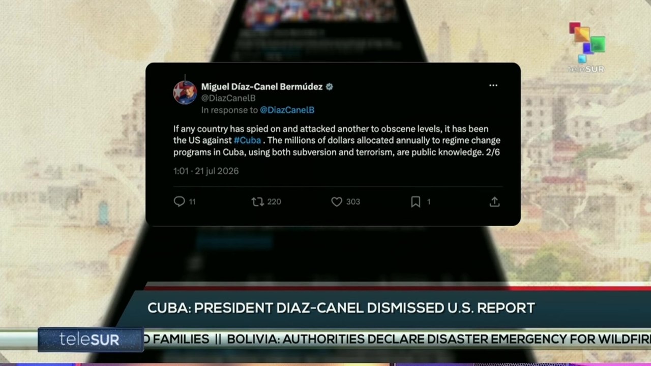 Cuba | Foreign Minister and President call out U.S. falsehoods