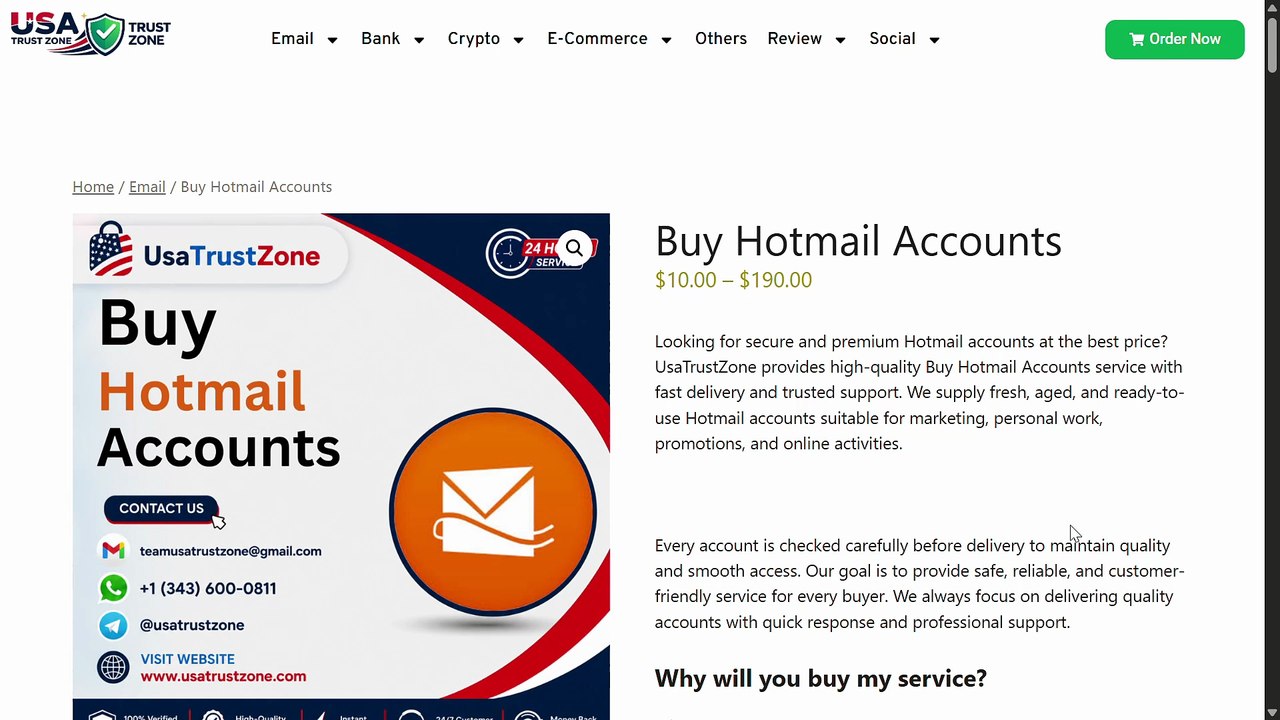 Top 9 Sites to Buy Verified Hotmail Accounts In Complete Guide