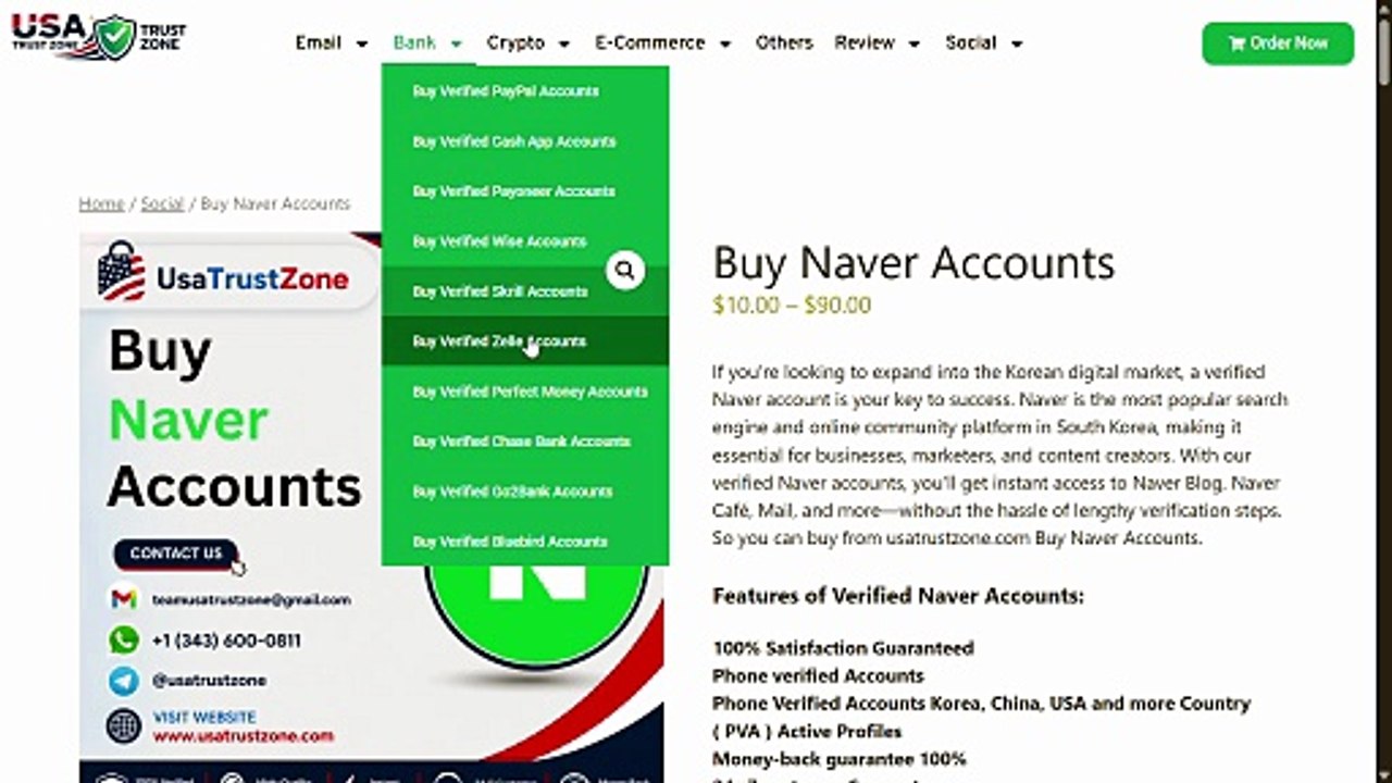 How to Buy Verify Naver Accounts Online - USA