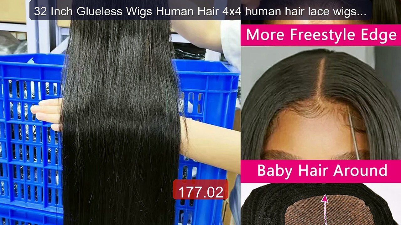 32 Inch Glueless Wigs Human Hair 4x4 human hair lace wigs hum... -- Amazing Value 2026 | Must Have!