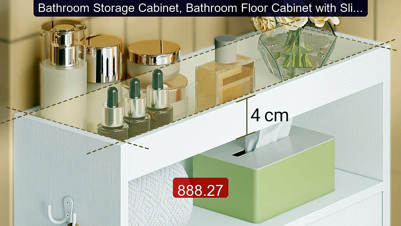 Bathroom Storage Cabinet, Bathroom Floor Cabinet with Sliding... -- Amazing Value 2026 | Must Have!