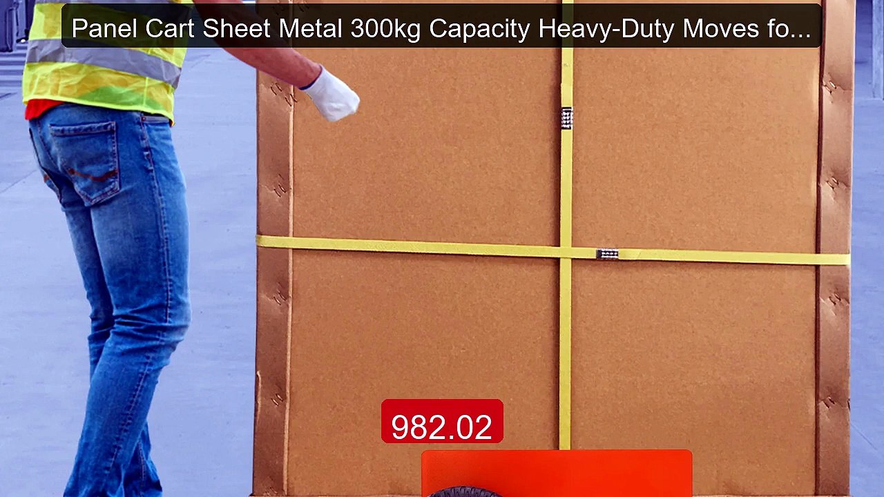 Panel Cart Sheet Metal 300kg Capacity Heavy-Duty Moves for Gla... -- Best Buy 2026 | Great Quality!