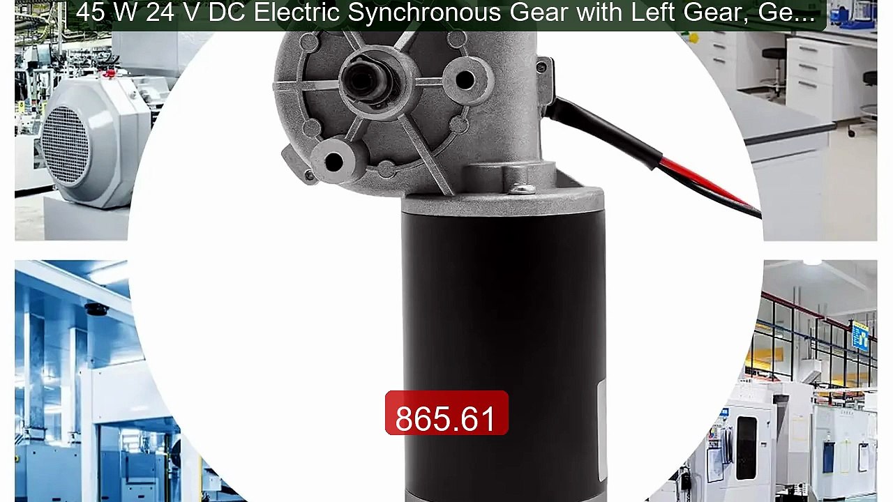 45 W 24 V DC Electric Synchronous Gear with Left Gear, Gear M... -- Amazing Value 2026 | Must Have!