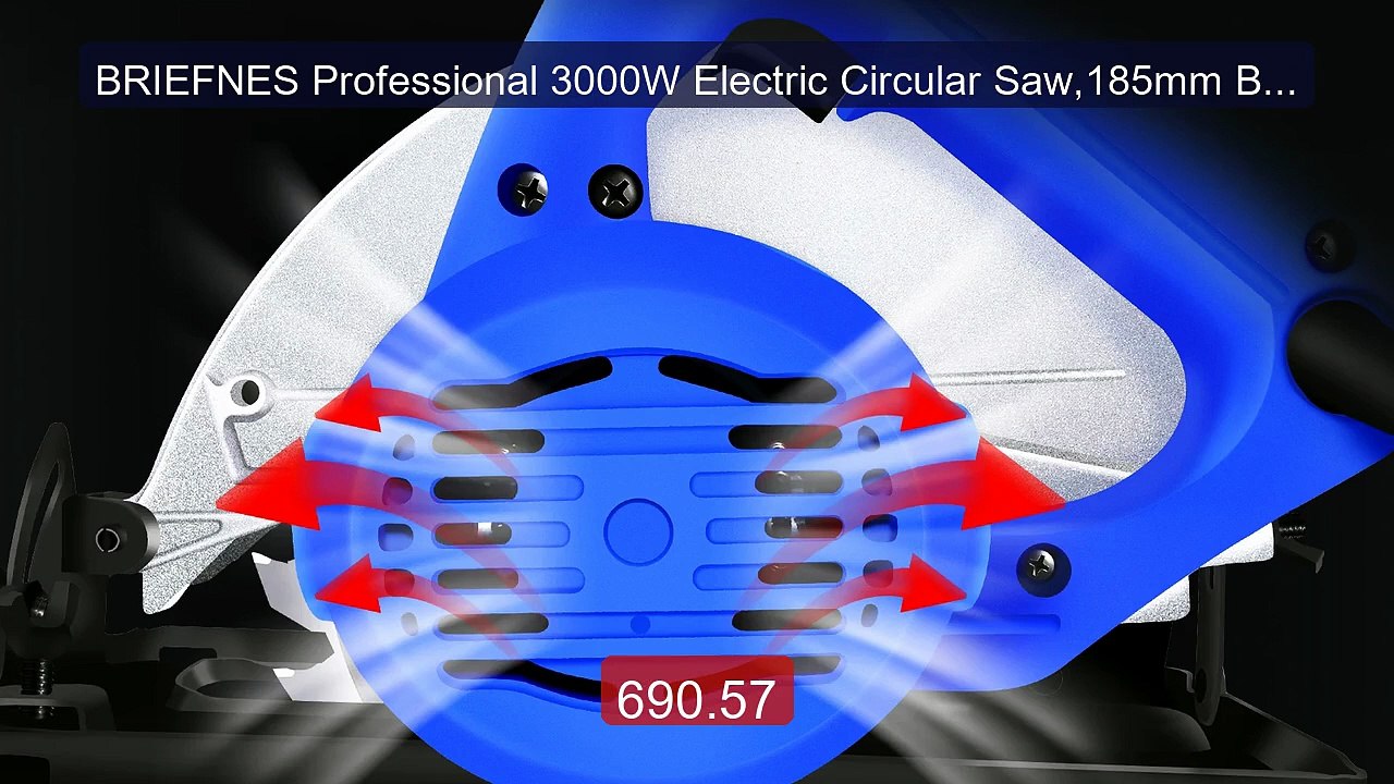 BRIEFNES Professional 3000W Electric Circular Saw,185mm Bla... -- Top Pick 2026 | Unbeatable Price!