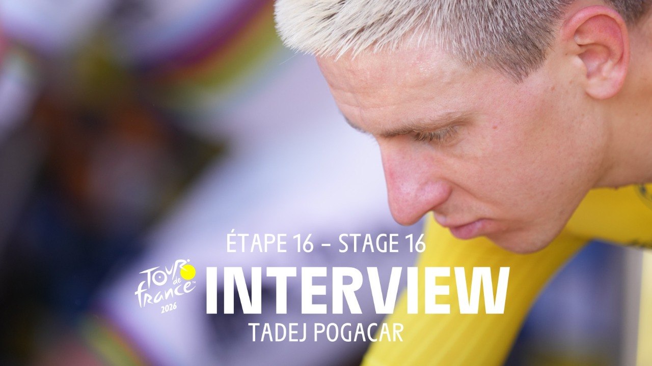 Tour de France 2026 - Stage 16 Tadej Pogacar Post-race interview