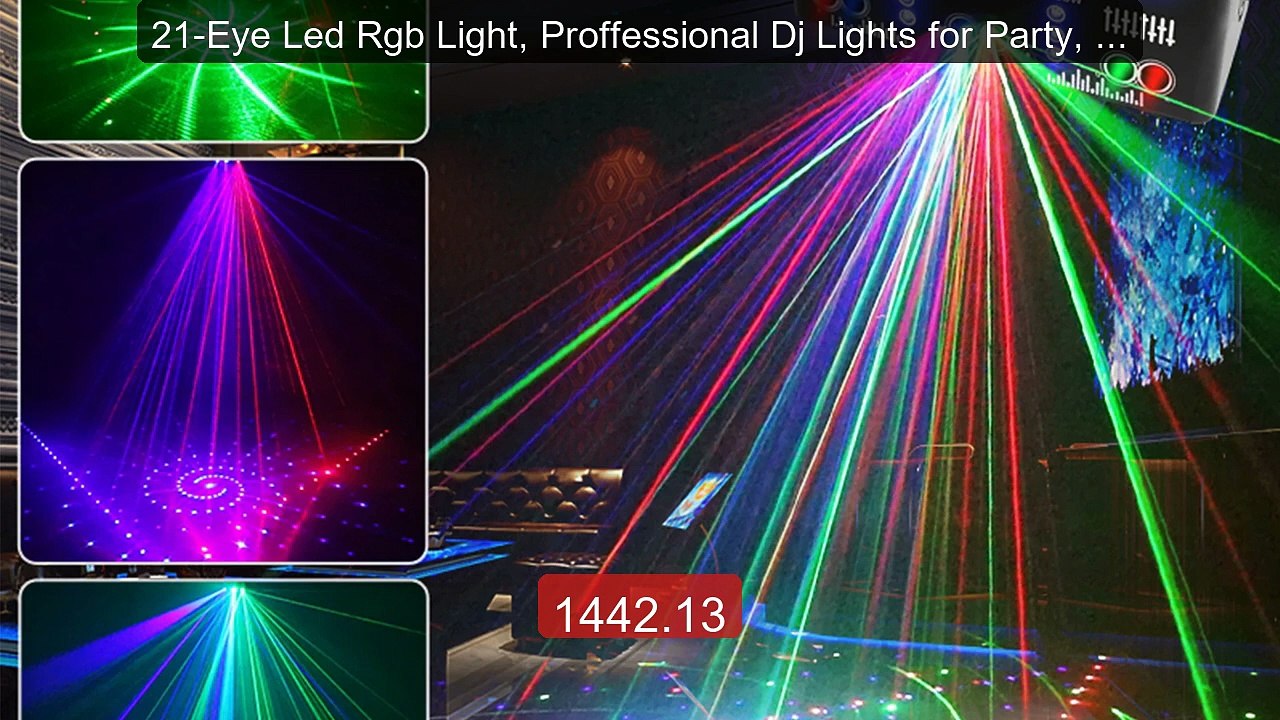 21-Eye Led Rgb Light, Proffessional Dj Lights for Party, Rgb Uv Di... -- Best Deal 2026 | Shop Now!