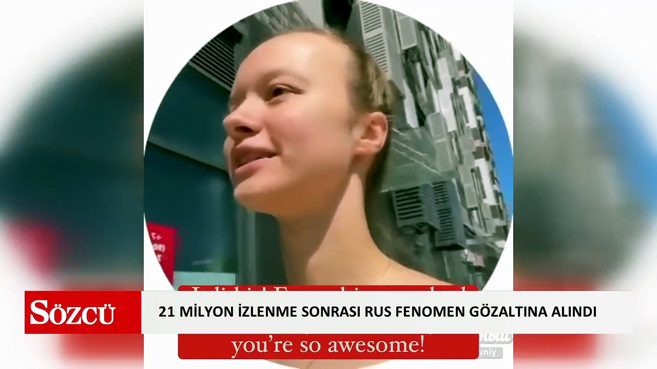 21 milyon izlenen video sonrası Rus fenomen gözaltına alındı