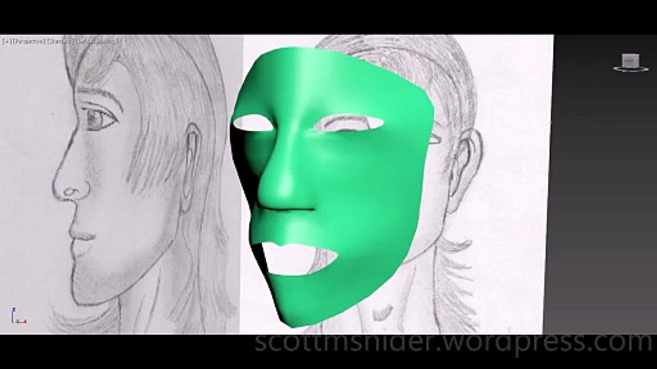 Grabovski: 3DS MAX Practice Polygon Modeling Head Model Video #3 (07-21-2026)