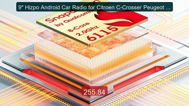 9 Hizpo Android Car Radio for Citroen C-Crosser Peugeot 4007 Mitsu... Top Rated 2026 | Buy Now!