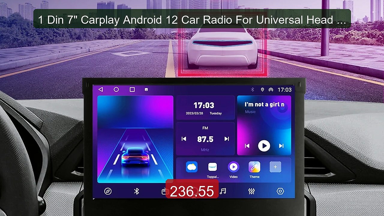 1 Din 7" Carplay Android 12 Car Radio For Universal Head Unit... -- Amazing Value 2026 | Must Have!