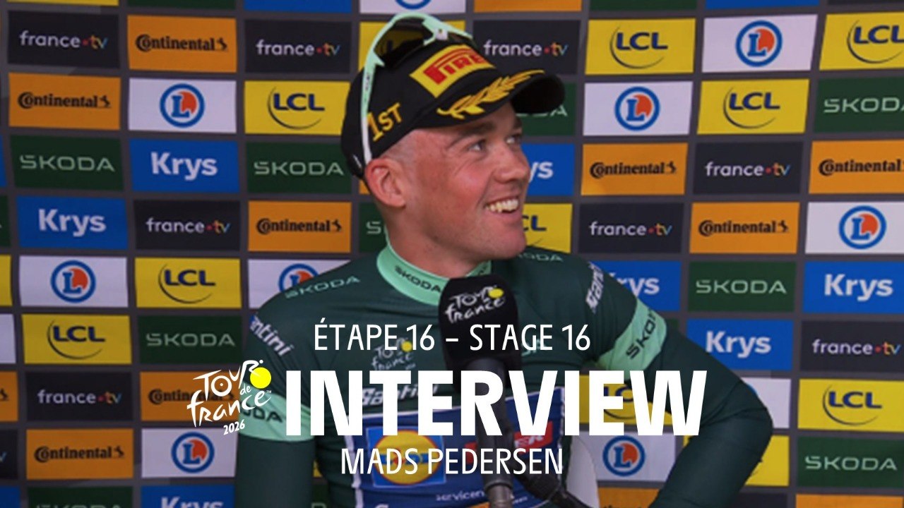 Tour de France 2026 - Stage 16 Mads Pedersen Post-race interview