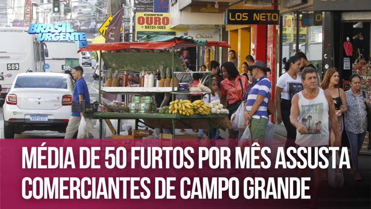 Média de 50 furtos por mês assusta comerciantes de Campo Grande