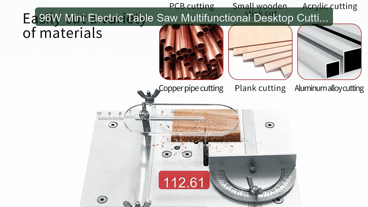 96W Mini Electric Table Saw Multifunctional Desktop Cutting To... -- Best Buy 2026 | Great Quality!