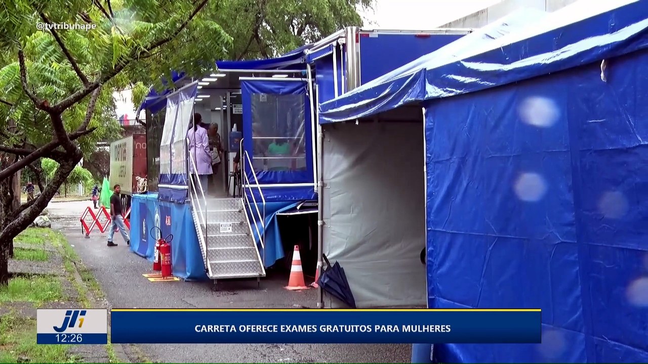 Carreta oferece exames gratuitos para mulheres