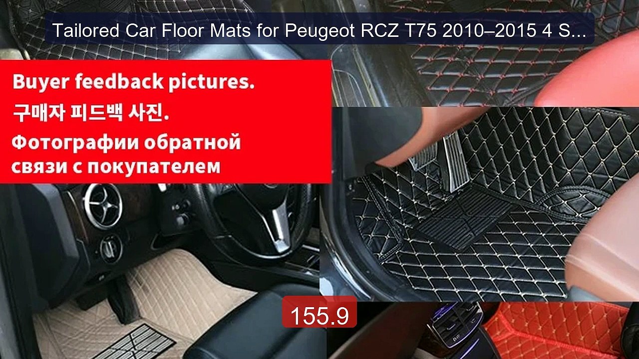 Tailored Car Floor Mats for Peugeot RCZ T75 2010–2015 4 Seats ... -- Hot Deal 2026 | Limited Offer!