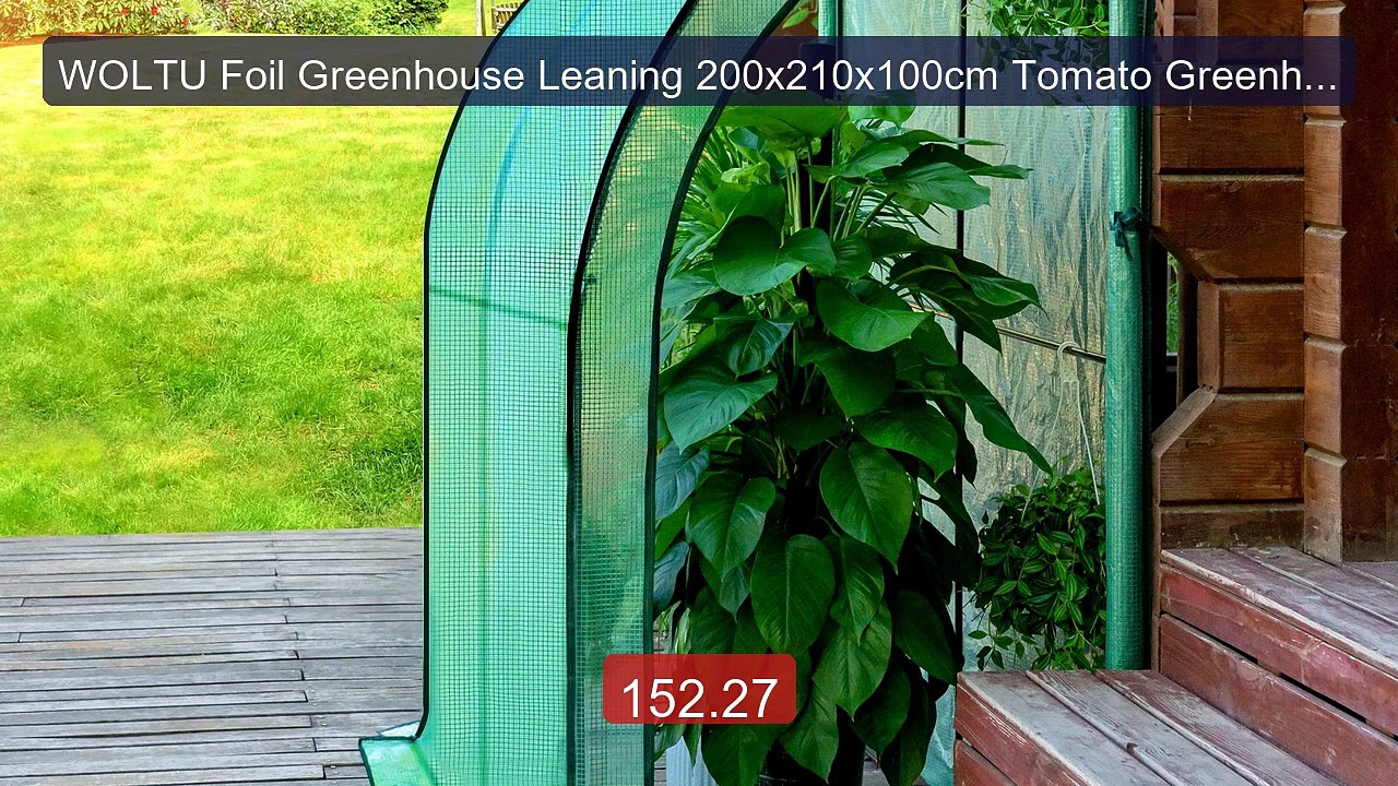 WOLTU Foil Greenhouse Leaning 200x210x100cm Tomato Greenhouse  PE T... -- Top Rated 2026 | Buy Now!