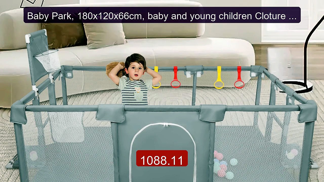 Baby Park, 180x120x66cm, baby and young children Cloture XXL, ... -- Hot Deal 2026 | Limited Offer!