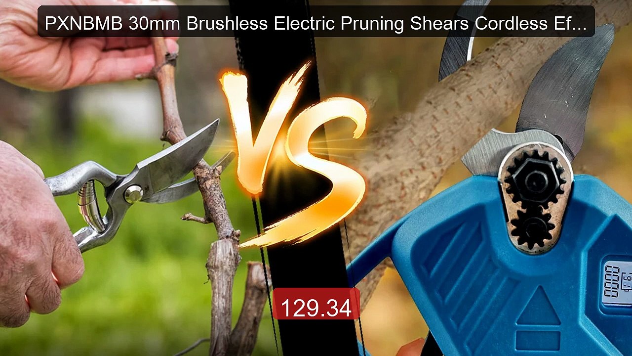 PXNBMB 30mm Brushless Electric Pruning Shears Cordless Effi... -- Top Pick 2026 | Unbeatable Price!