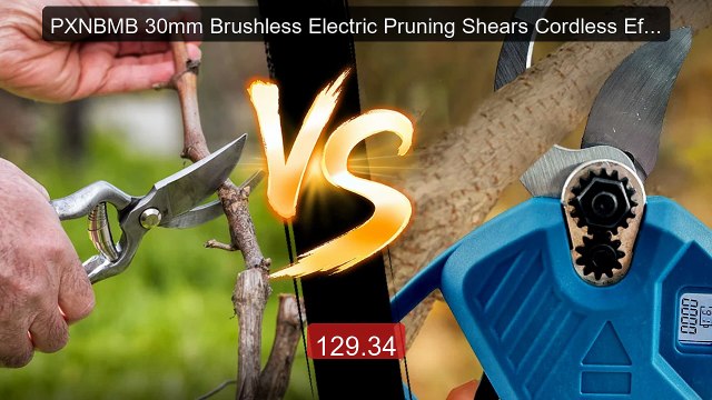 PXNBMB 30mm Brushless Electric Pruning Shears Cordless Effi... Top Pick 2026 | Unbeatable Price!