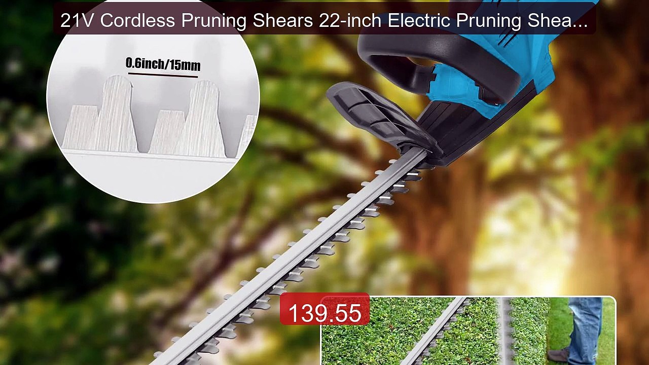 21V Cordless Pruning Shears 22-inch Electric Pruning Shears Low Noi... -- Top Rated 2026 | Buy Now!