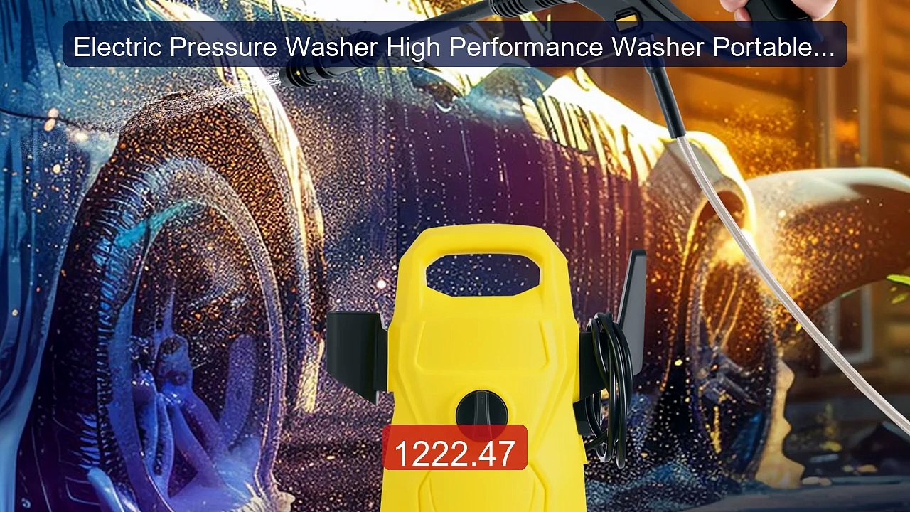 Electric Pressure Washer High Performance Washer Portable P... -- Top Pick 2026 | Unbeatable Price!