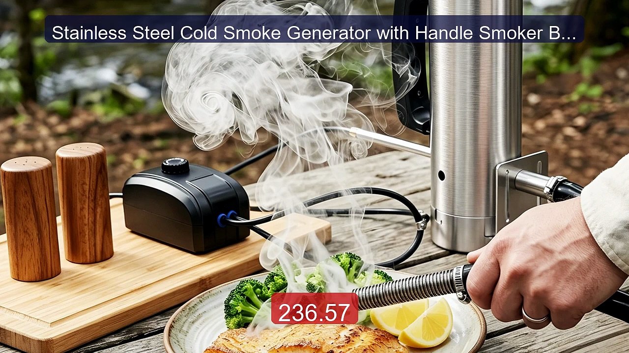 Stainless Steel Cold Smoke Generator with Handle Smoker BBQ F... -- Amazing Value 2026 | Must Have!