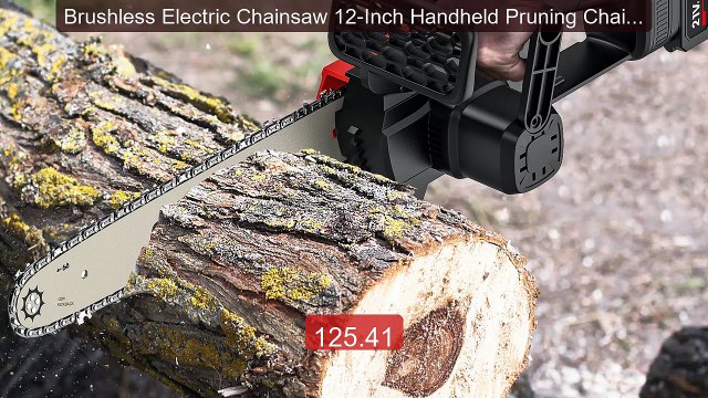 Brushless Electric Chainsaw 12-Inch Handheld Pruning Chainsaw ... Best Buy 2026 | Great Quality!