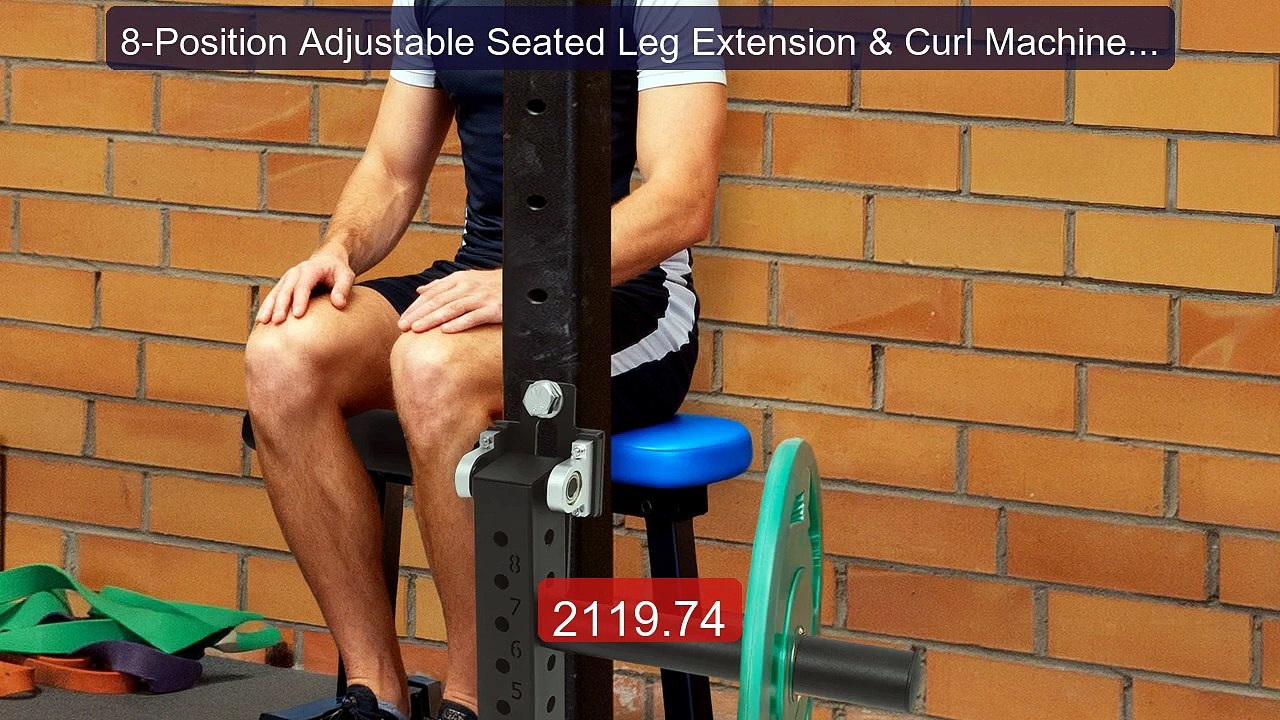 8-Position Adjustable Seated Leg Extension & Curl Machine, Q2... -- Amazing Value 2026 | Must Have!