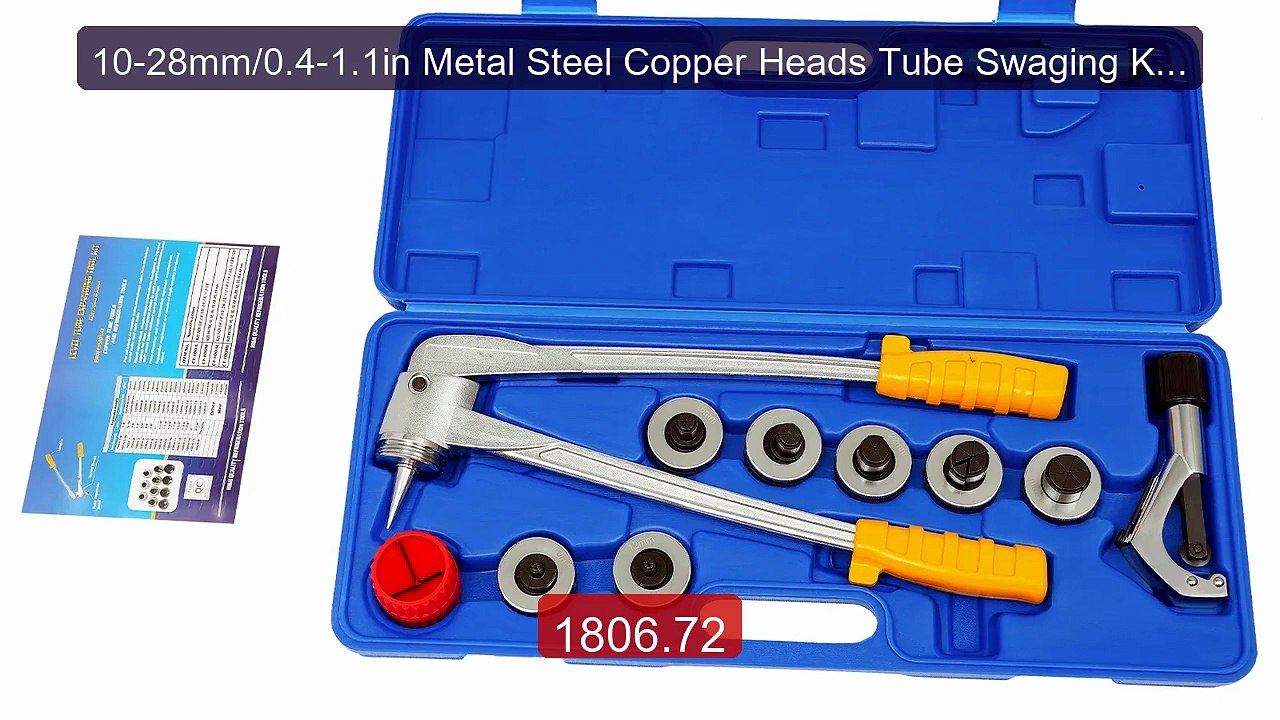 10-28mm/0.4-1.1in Metal Steel Copper Heads Tube Swaging Kit Manual ... -- Top Rated 2026 | Buy Now!