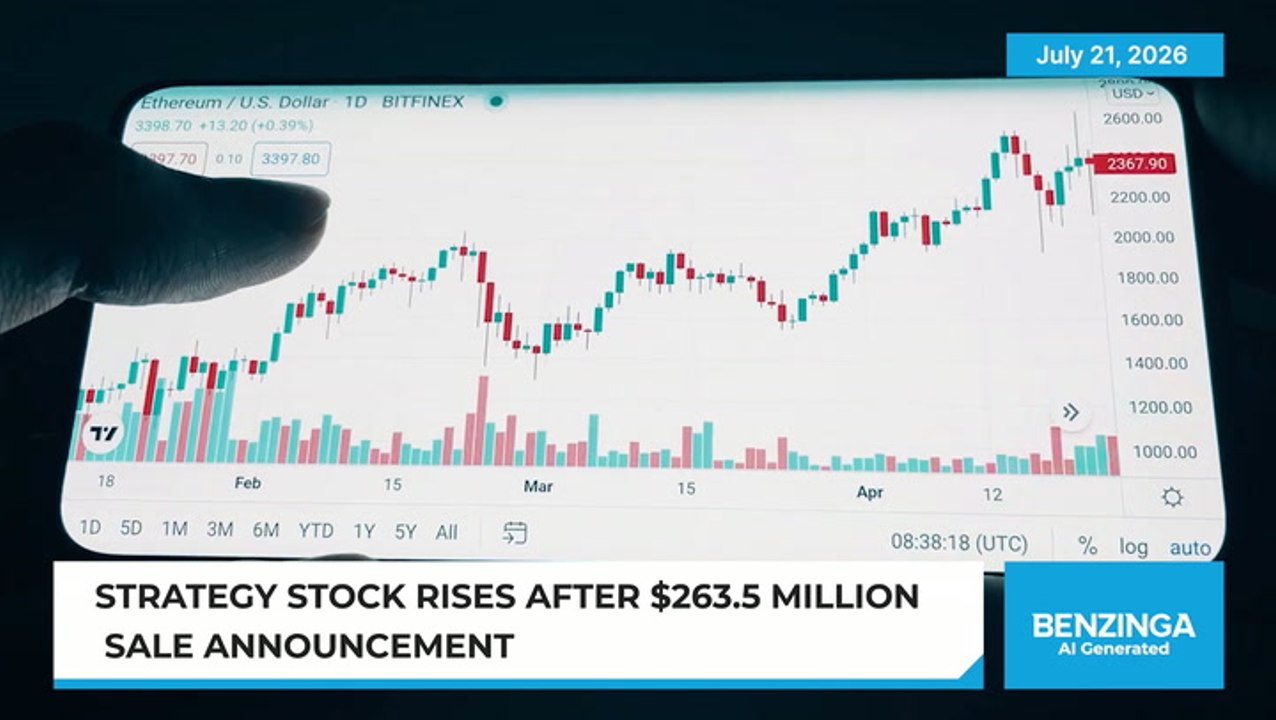 Strategy Rises On Share Sale