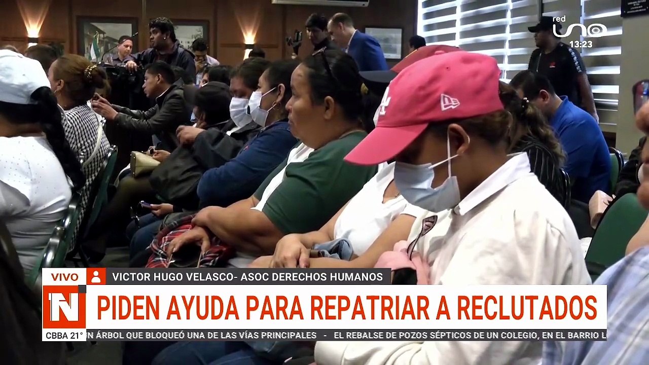 PIDEN AYUDA PARA REPATRIAR A RECLUTADOS