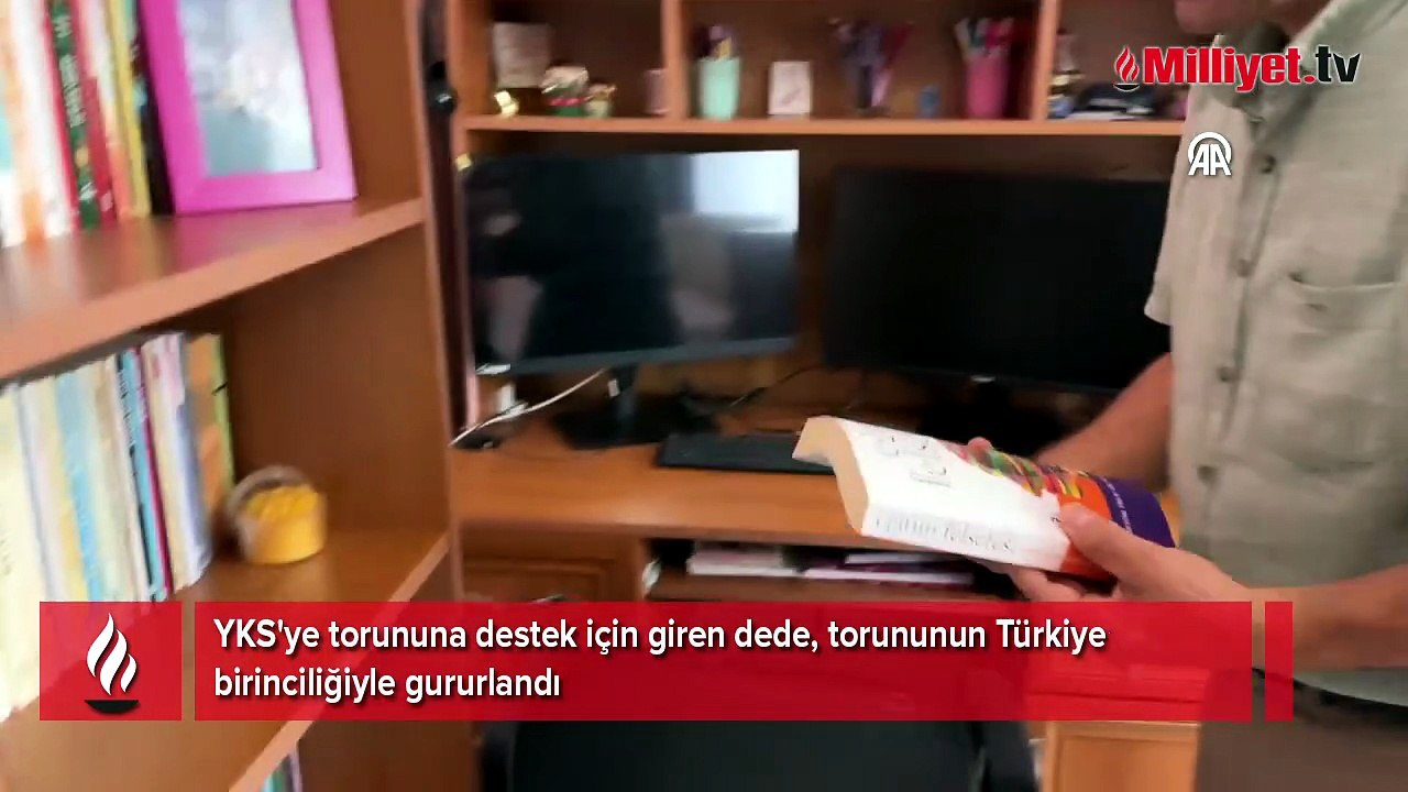 Trabzonlu dede torunu için YKS'ye girdi, birincilik gururu yaşadı
