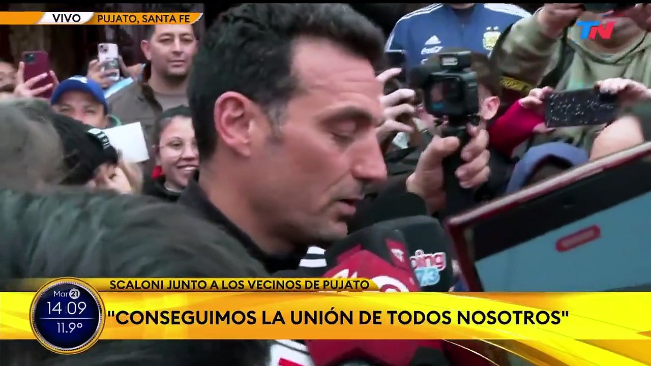 Lionel Scaloni respondió todo en Pujato
