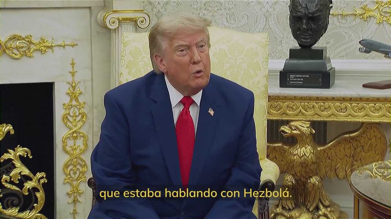 Trump: "Hablaría con Hezbolá si el presidente (Líbano) me lo pide"