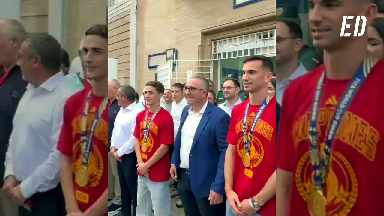 Fabián y Gavi vuelven a casa con un recibimiento por todo lo alto
