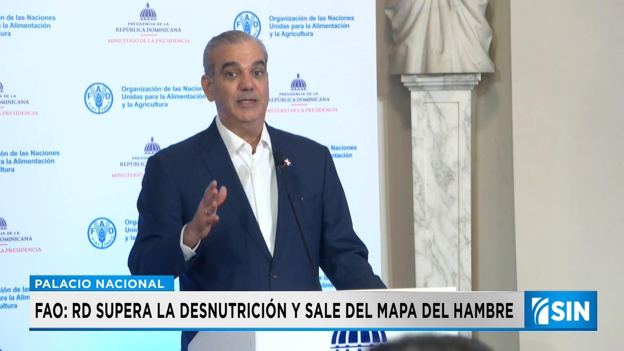 FAO declara RD como país libre de hambre | Primera Emisión SIN