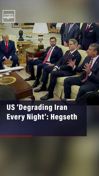 US ‘Degrading Iran Every Night’: Hegseth