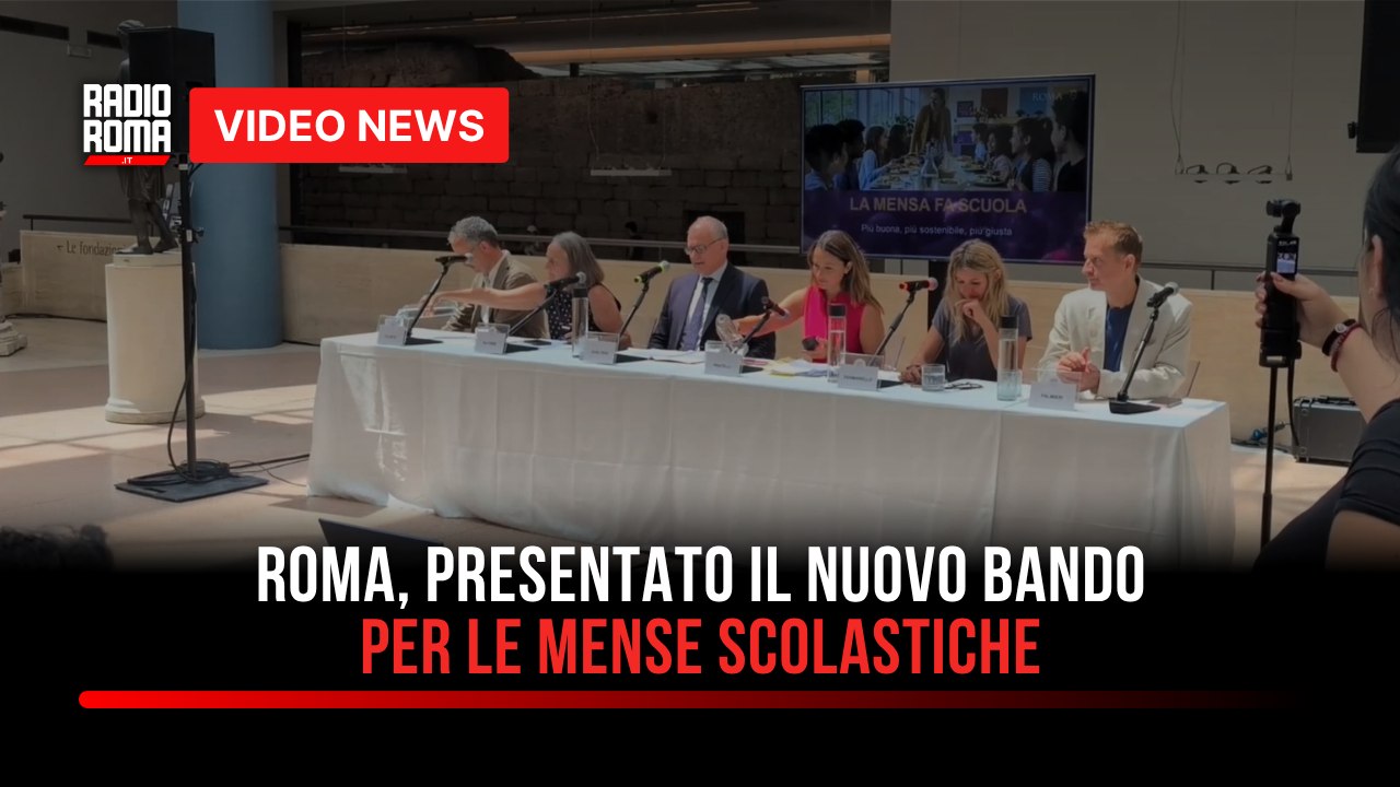 Roma, presentato il nuovo bando per le mense scolastiche