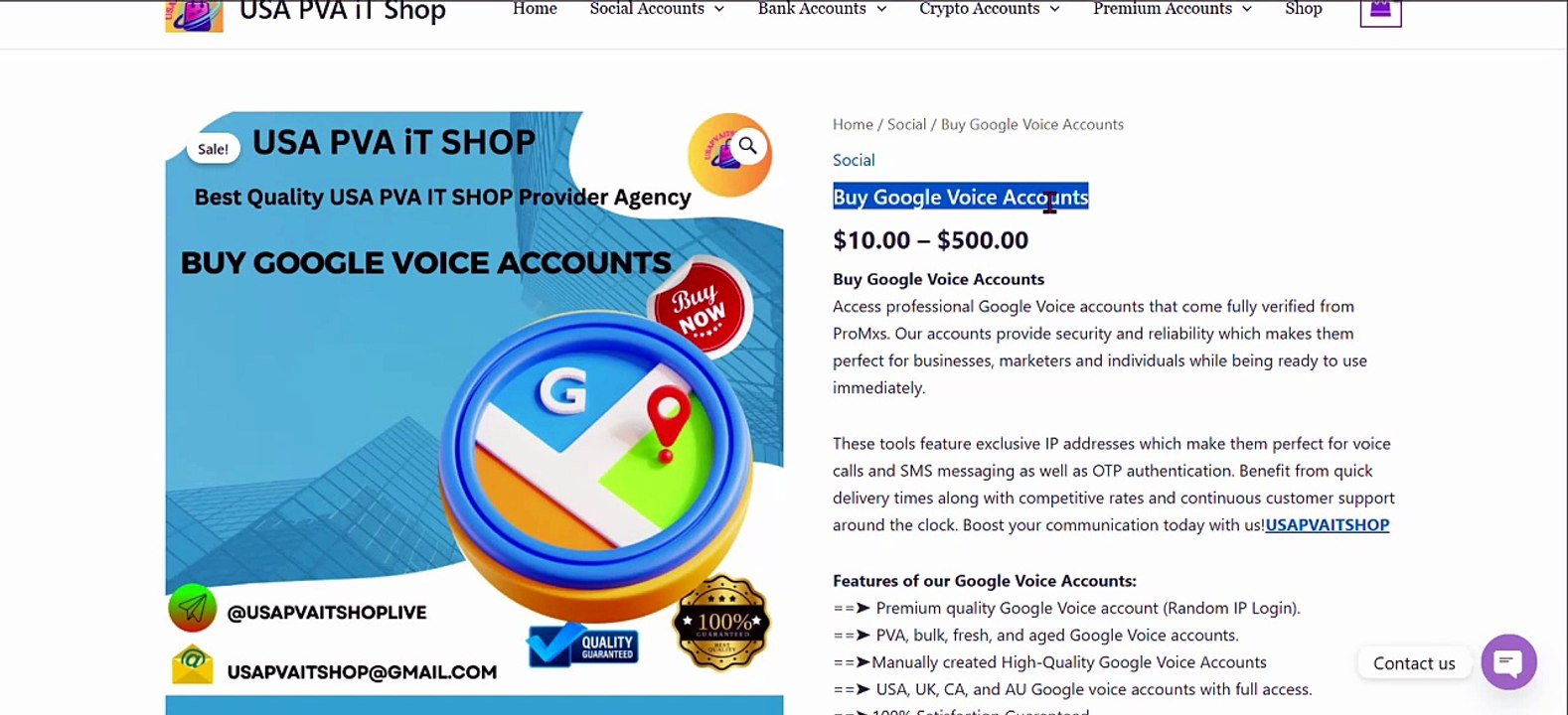 Best Sites To Buy Google Voice Accounts In Bulk (PVA & Aged)