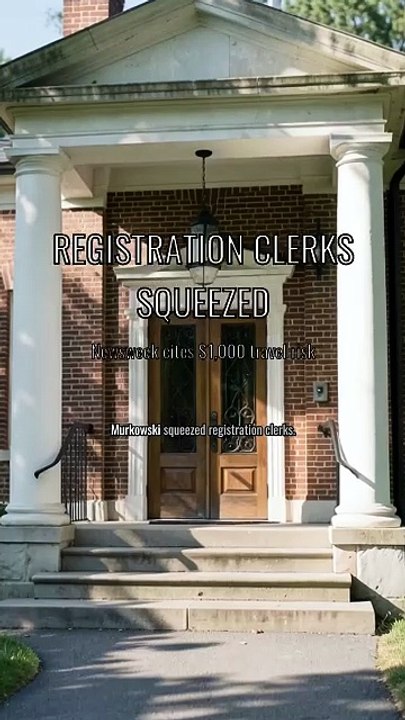 Lisa Murkowski: $1,000 to Register?