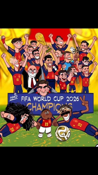 La Spagna vince la coppa del mondo.