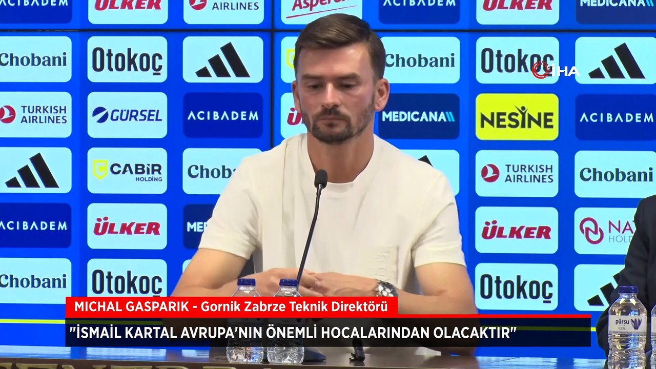 Gornik Zabrze Teknik Direktörü Michal Gasparik'ten İsmail kartal övgüsü: Avrupa'nın önemli hocalarından olacaktır