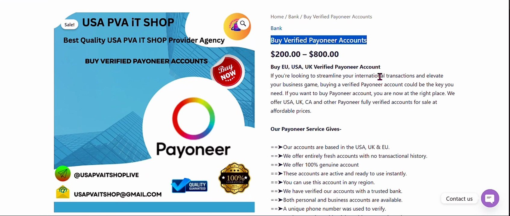Top 17 Websites to Buy Verified Payoneer Accounts.