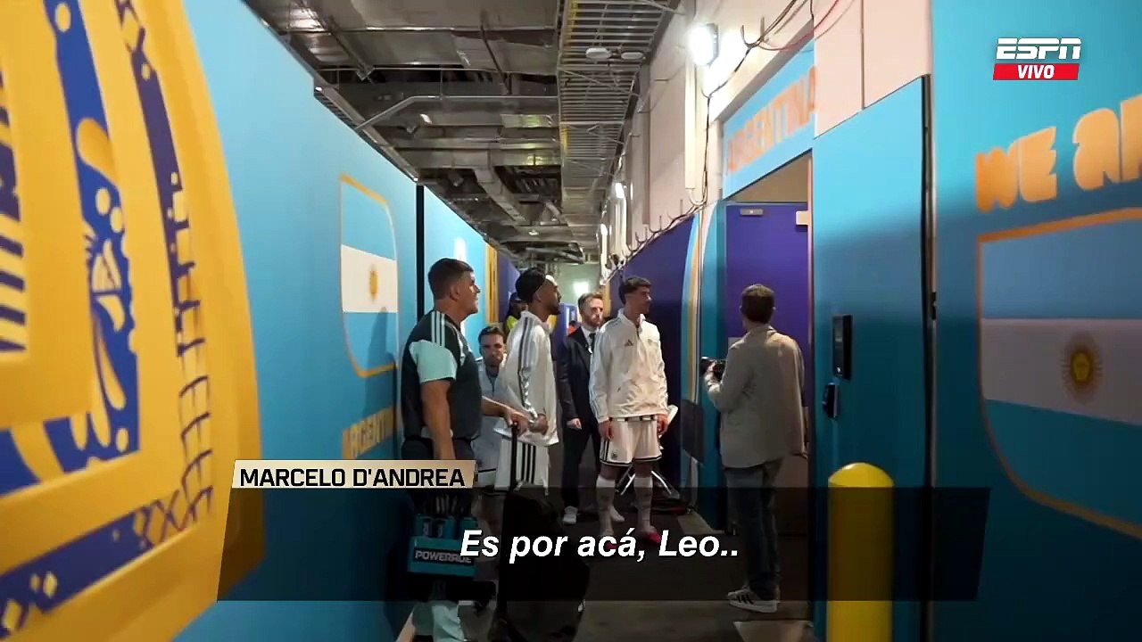 Secuencia completa | Vestuario de Argentina en la final del Mundial 2026
