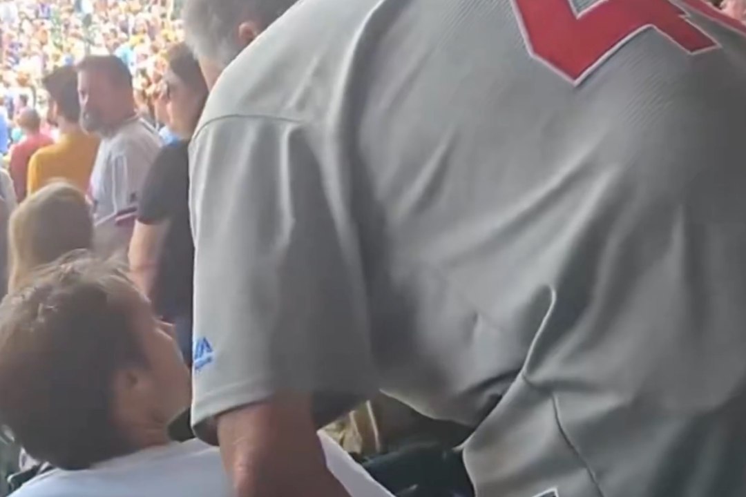 Un aficionado de los Cubs golpea a otro por permanecer sentado durante el himno nacional