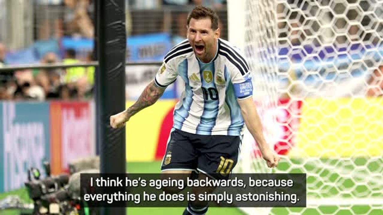 Messi is 'ageing backwards' - Hoyos