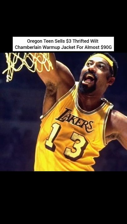 Oregon Teen Sells $3 Thrifted Wilt Chamberlain Warmup Jacket For Almost $90G